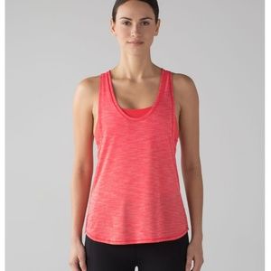 Lululemon Glide and Stride 2 in 1 Tank in Alarming